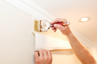 Pose de papier peint à Vandelans — revêtements muraux et toiles de verre
